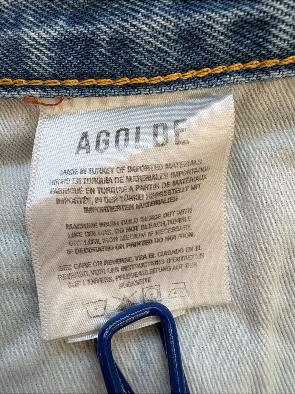 Agolde distressed shorts - Picture 3 of 4